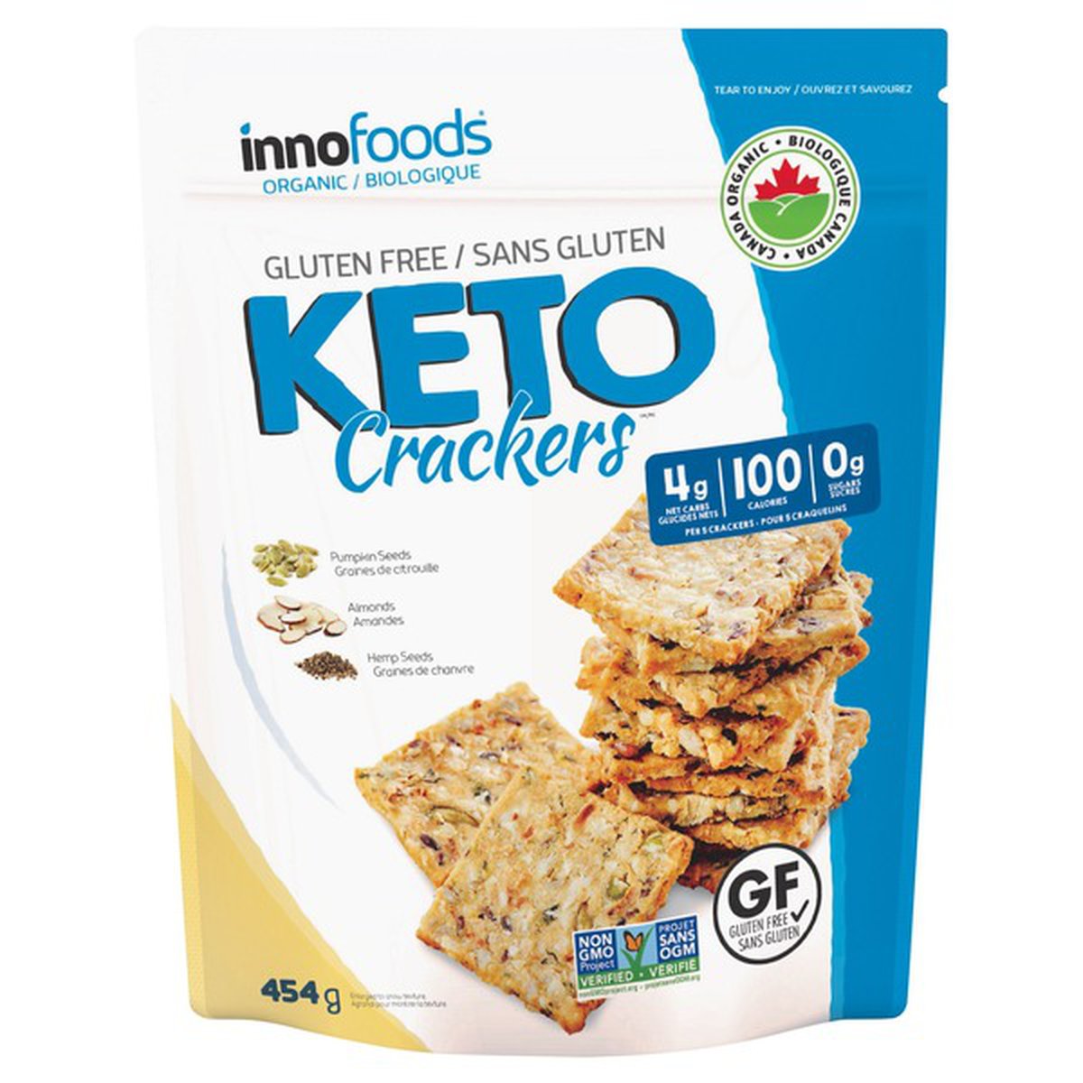 Inno Foods Organic Gluten Free Keto Cracker