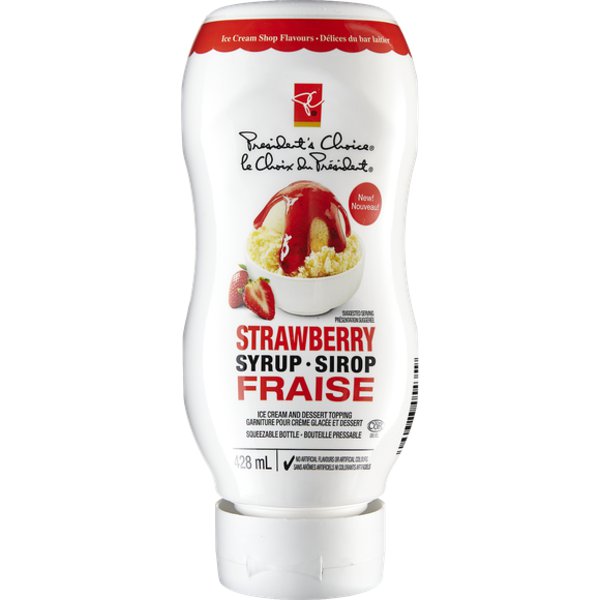 President's Choice Regular Strawberry Syrup