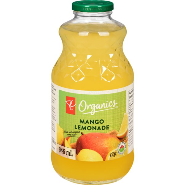 Presidents Choice Organics Mango Lemonade