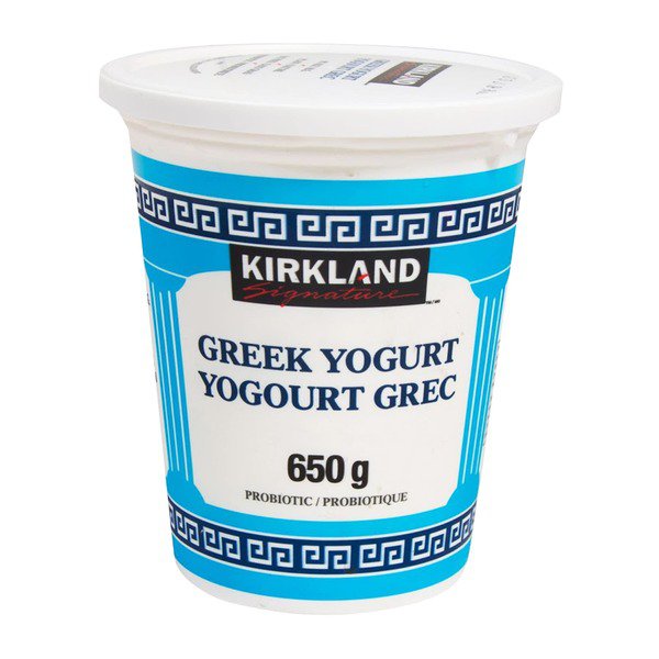 Kirkland Signature Plain Greek Yogurt 3x650g