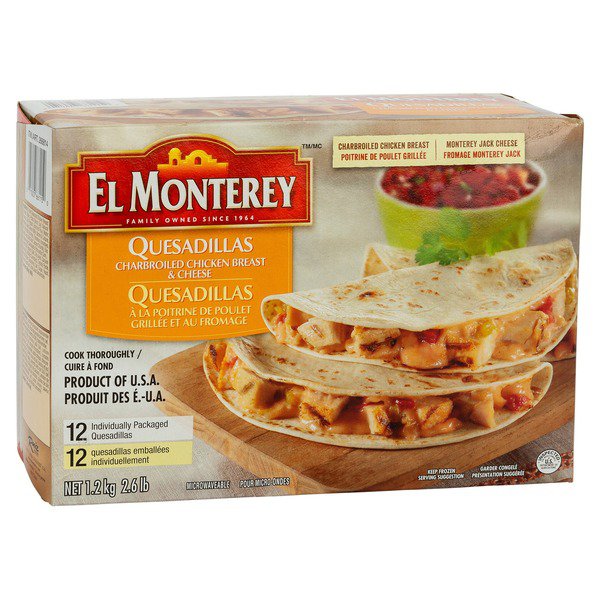 El Monterey Chicken Quesadillas