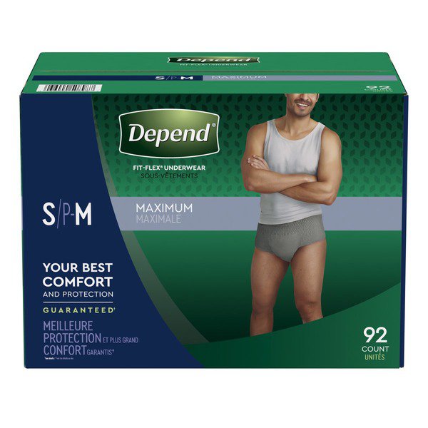 Depend Men's Maximum Absorbency Underwear