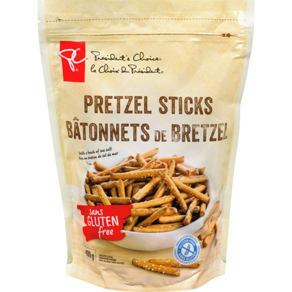 Presidents Choice Regular Gluten Free Pretzel Sticks
