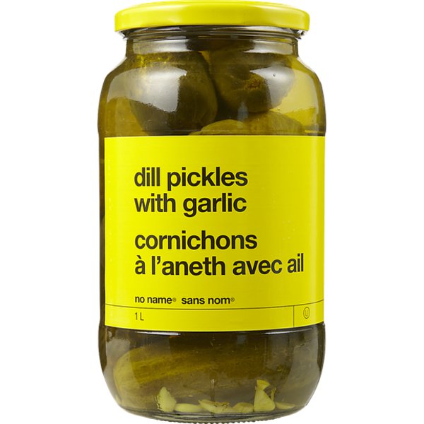 No Name Pickles Dill With Garlic