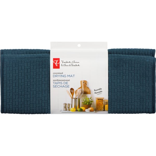 Presidents Choice Blue Dish Drying Mat