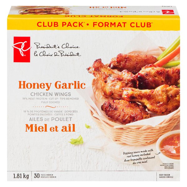 Presidents Choice Cp Honey Garlic Chicken Wings