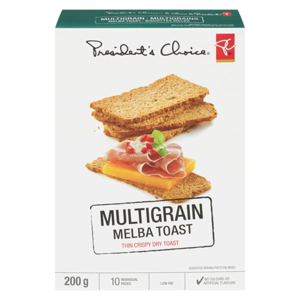 Presidents Choice Multigrain Melba Toast
