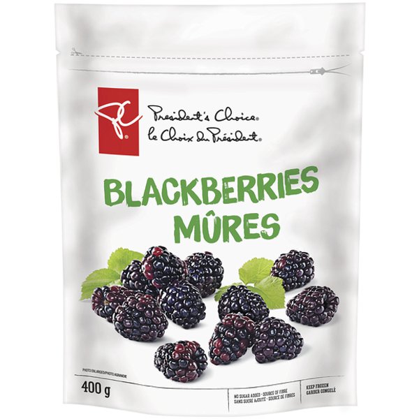 Presidents Choice Frozen Blackberries