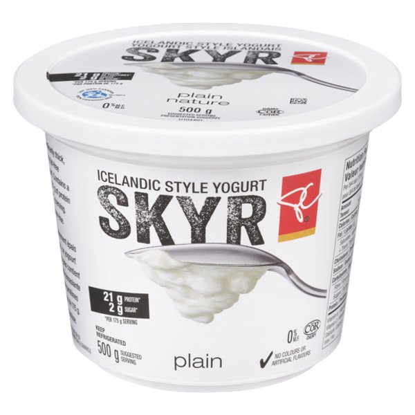 President's Choice Plain Skyr Icelandic Style 0% M.F.