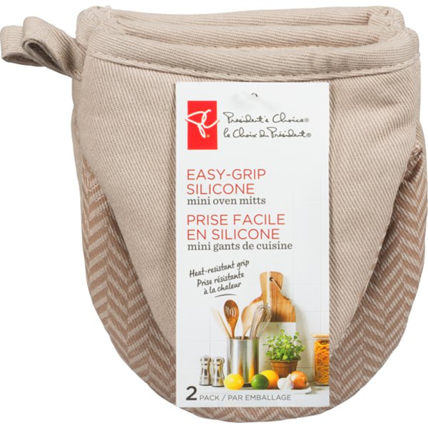Presidents Choice Taupe Silicone Mini Mitts