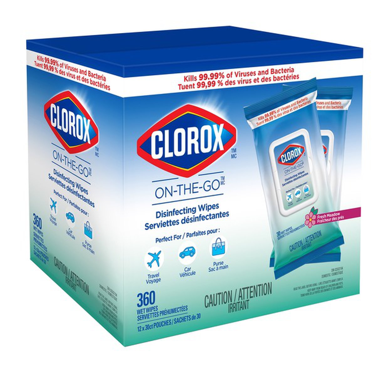 Clorox On-The-Go Disinfecting Wipes