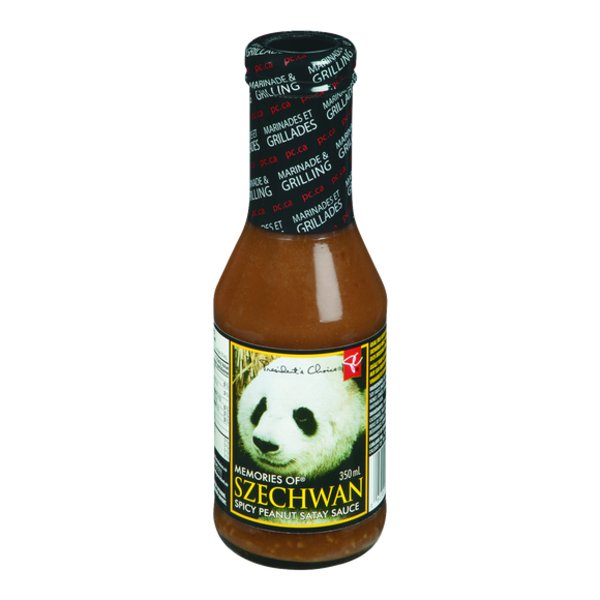 President's Choice Blue Menu Memories Of Szechwan Spicy Peanut Satay Sauce