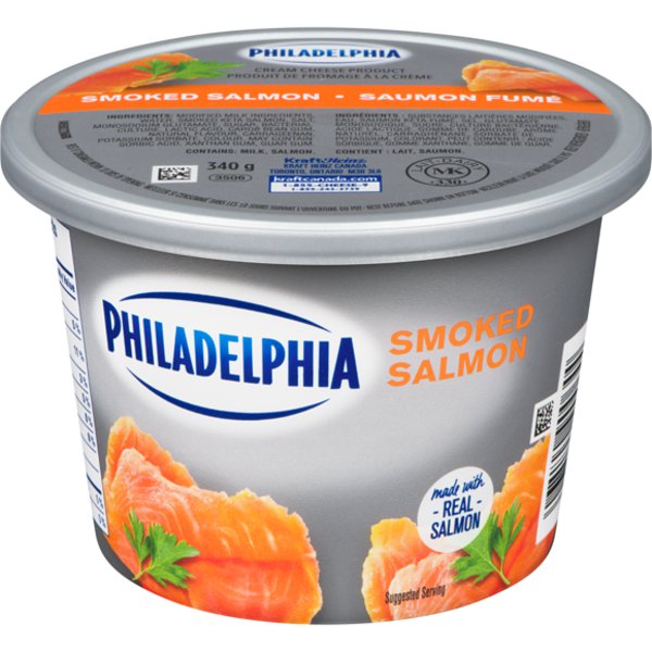 Kraft Philadelphia Soft Smoked Salmon Cream Cheese Spread