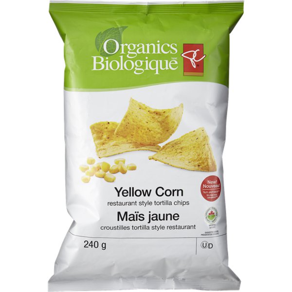 President's Choice Organics Yellow Corn Restaurant Style Tortilla Chips
