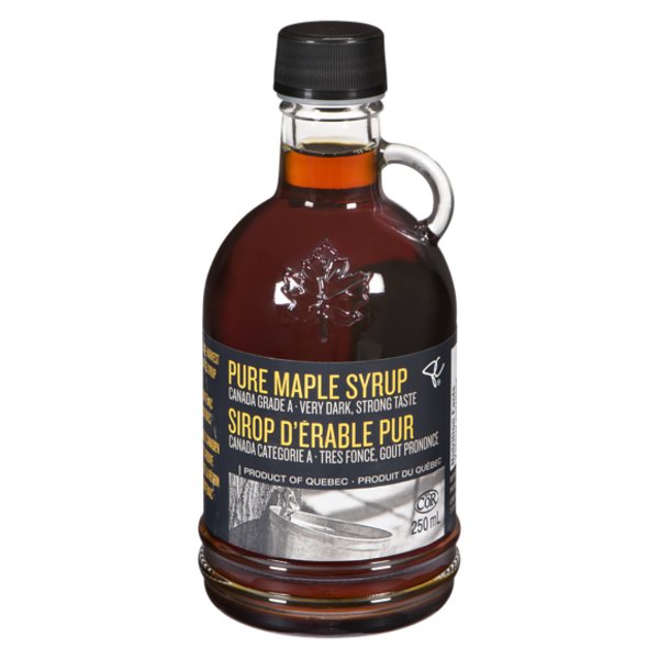 Presidents Choice Pure Maple Syrup Very Dark Strong