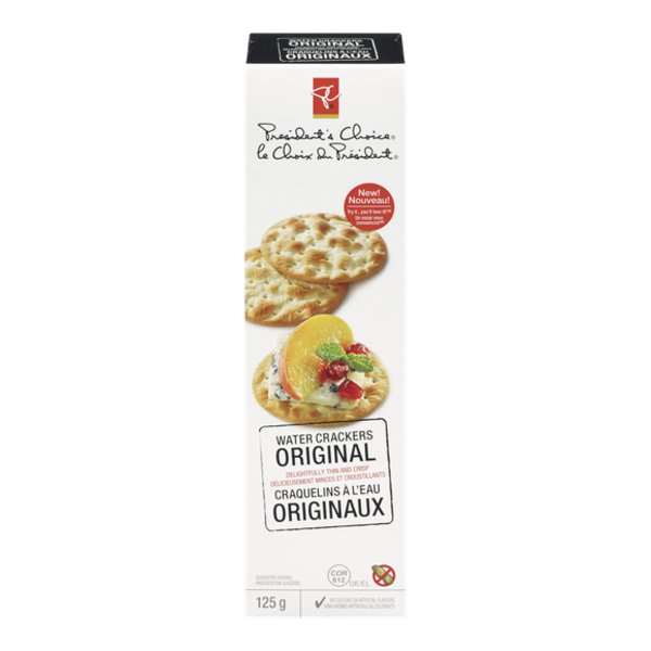 President's Choice Water Crackers