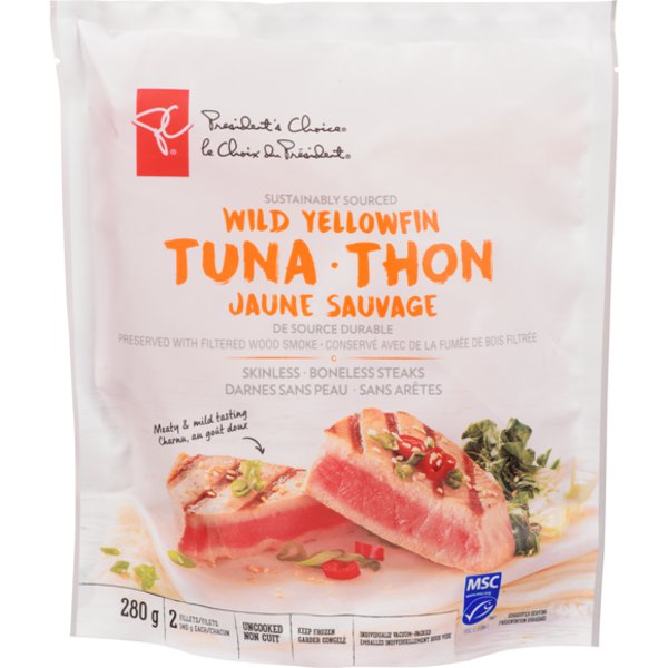 President's Choice Yellowfin Tuna Steaks