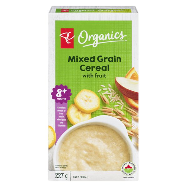 Presidents Choice Organics Mixed Grain Cereal With Fruit