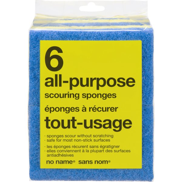 No Name All Purpose Scouring Sponges