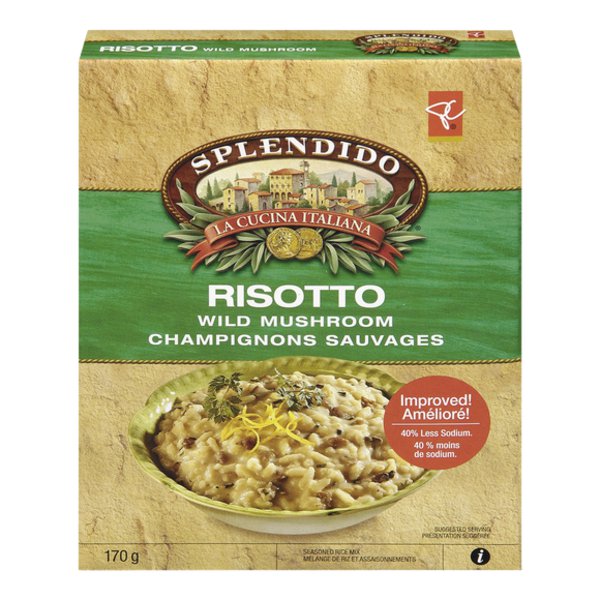 Presidents Choice Splendido Wild Mushroom Risotto Seasoned Rice Mix