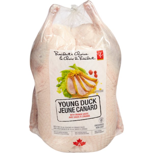 Presidents Choice Frozen Duck