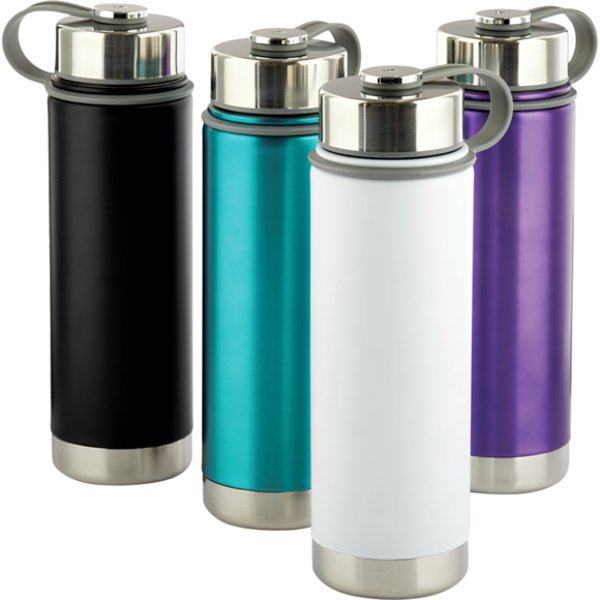 Presidents Choice 600-ML Double Wall Stainless Steel Bottle With Tether