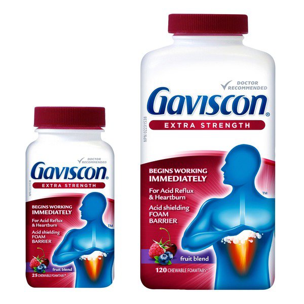 Gaviscon Extra Strength Chewable Antacid Tablets