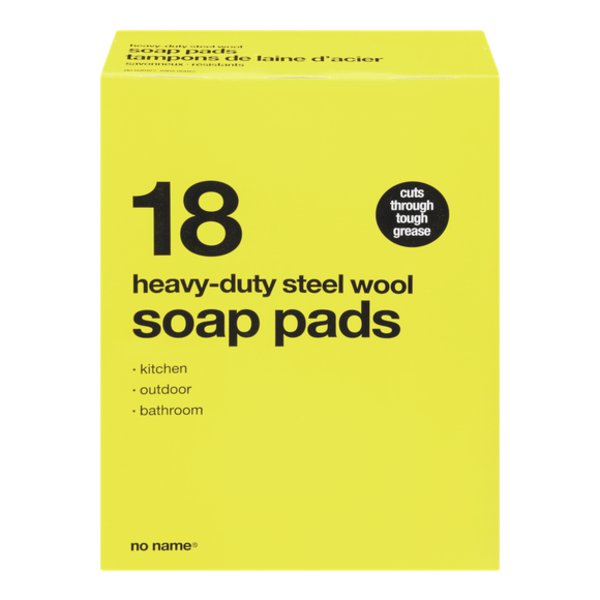 No Name Heavy Duty Steel Wool Soap Pads