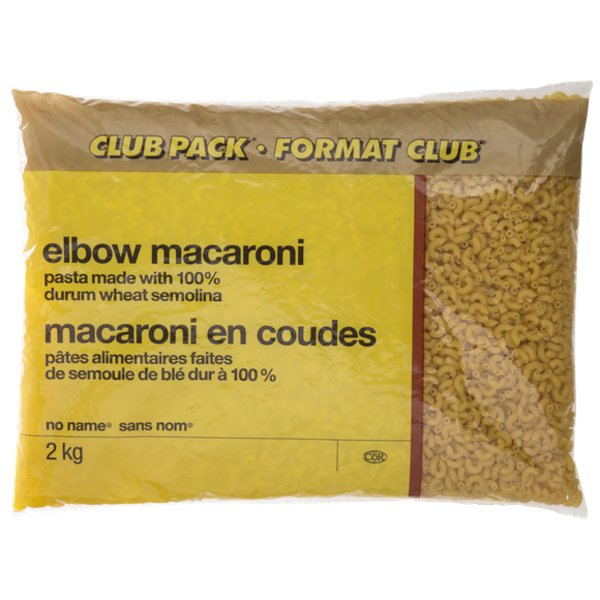 No Name Elbow Macaroni Club Size