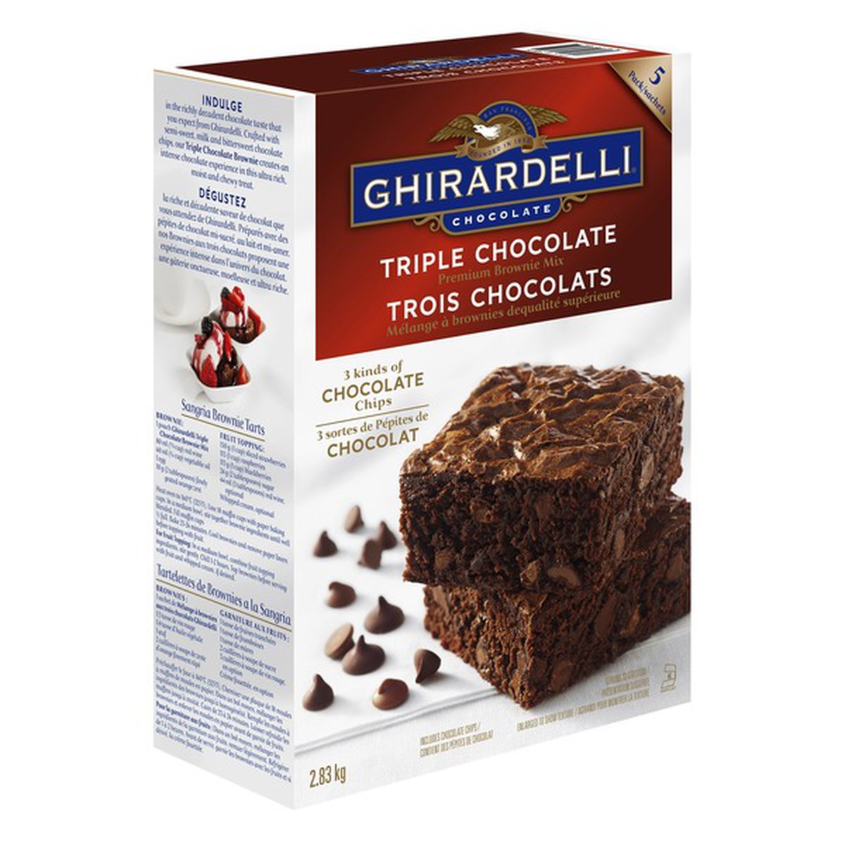 Ghirardelli Premium Triple Chocolate Brownie Mix