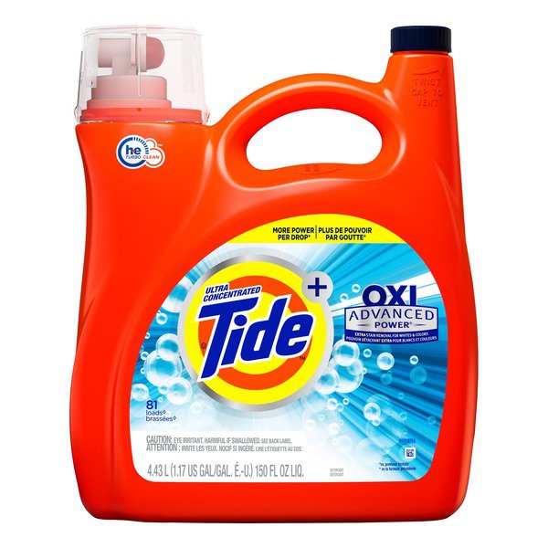 Tide Advanced Power Ultra Concentrated Liquid Laundry Detergent With Oxi