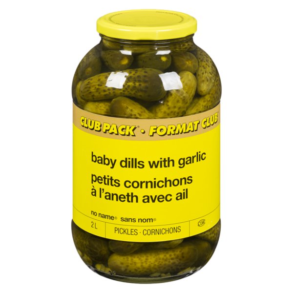 No Name Pickles Baby Dill With Garden Cap