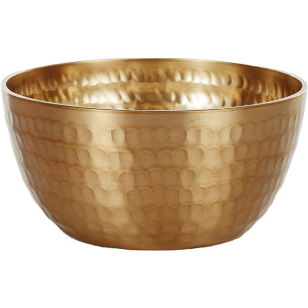 Presidents Choice Small Gold Hammered Bowl
