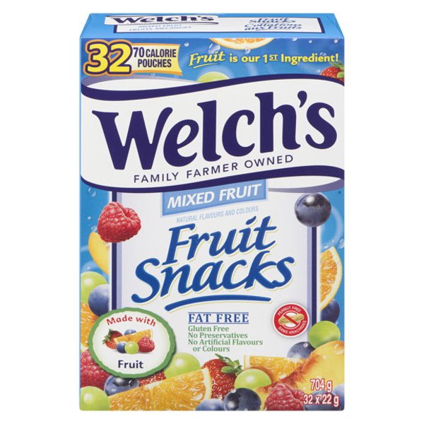 Welchs Gluten Free Mixed Fruit Snacks Cp