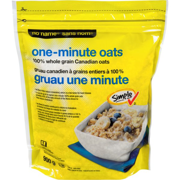 No Name One Minute 100% Whole Grain Oats