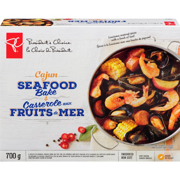 Presidents Choice Cajun Seafood Bake
