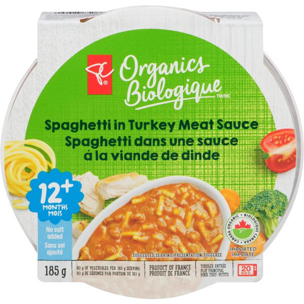 President Choice Spaghetti Turkey Meat Entree