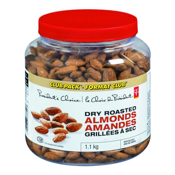 President's Choice Roasted Almonds With Sea Salt