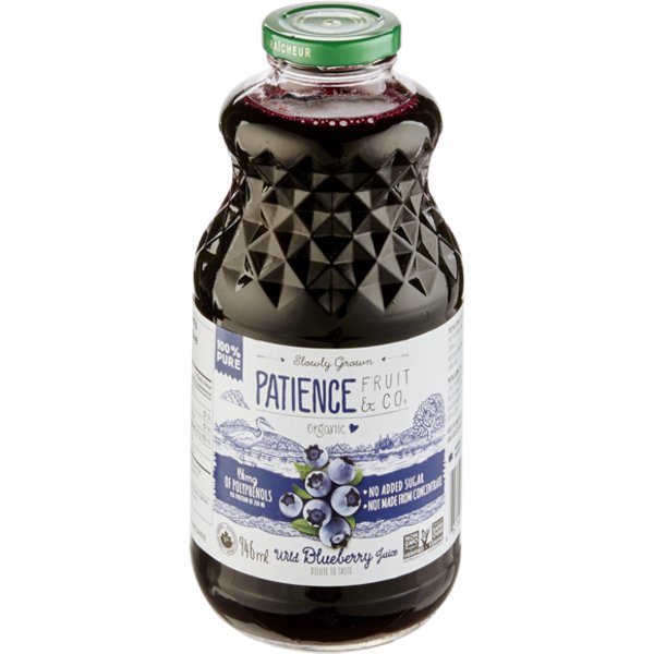 Patience Fruit & Co. Organic Wild Blueberry Juice