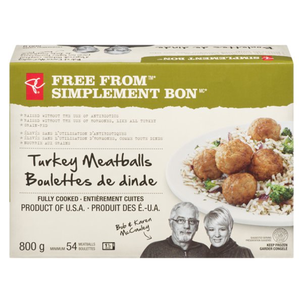 Presidents Choice Regular Free From Turkey Meatballs