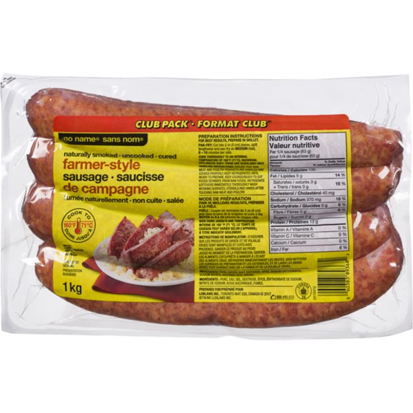 No Name Farmer Sausage