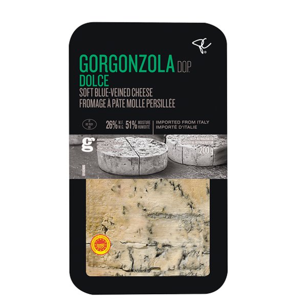 President's Choice Black Label Gorgonzola Dolce Soft Blue Veined Cheese