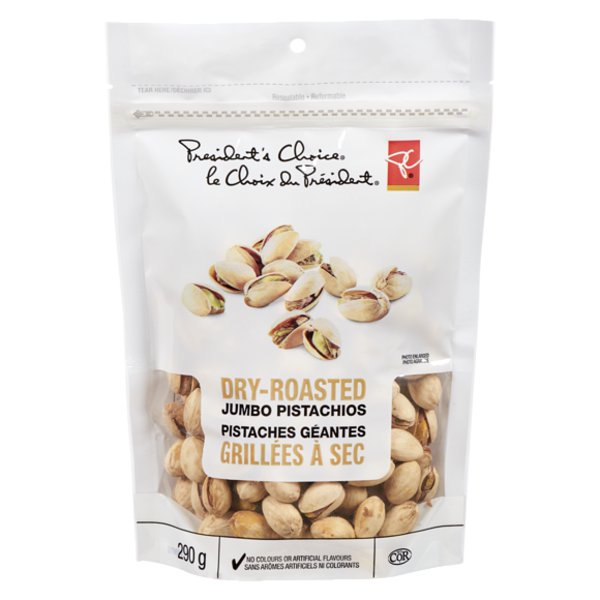 Presidents Choice Dry Roasted Plain Jumbo Pist