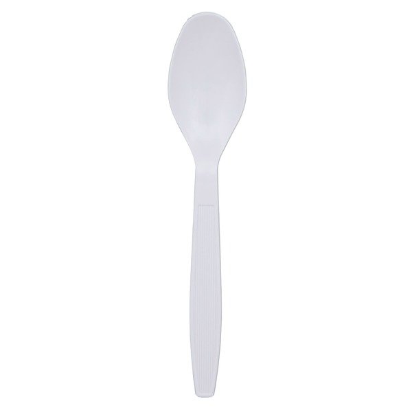 Solo White Heavyweight Plastic Spoons – Coastal Connection
