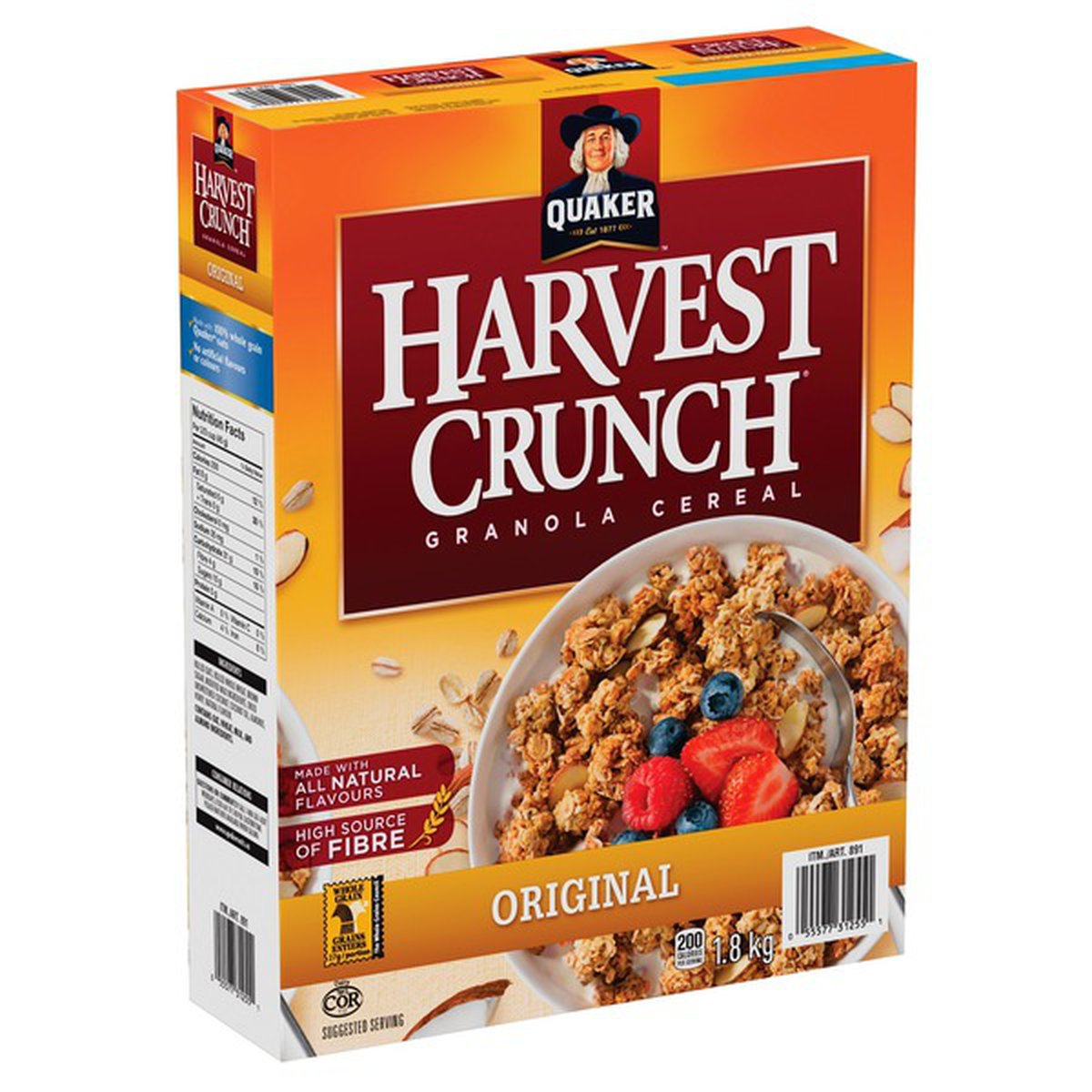 Quaker Harvest Crunch Original Granola Cereal