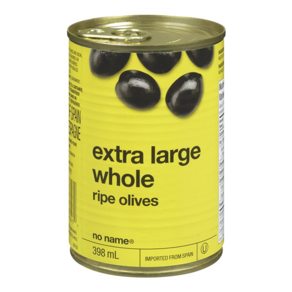 No Name Extra Large Whole Ripe Olives