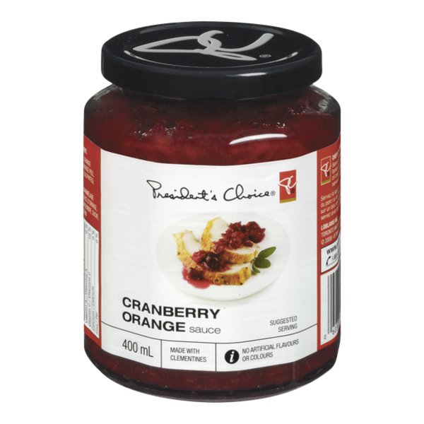 Presidents Choice Cranberry Orange Sauce