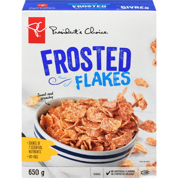 President's Choice Frosted Flakes Cereal