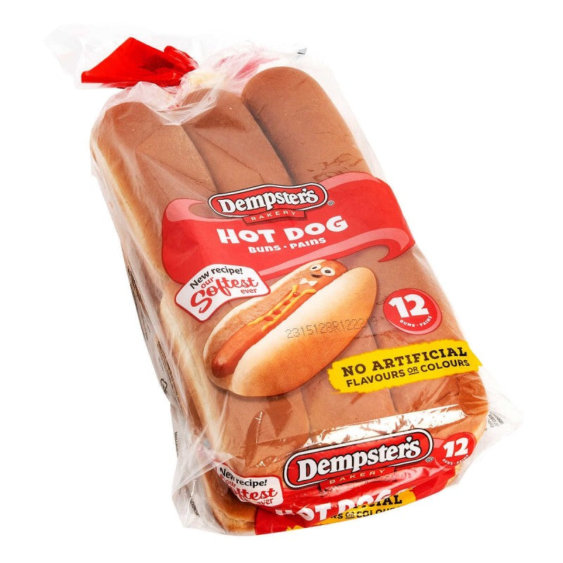 Dempsters Original Hot Dog Buns