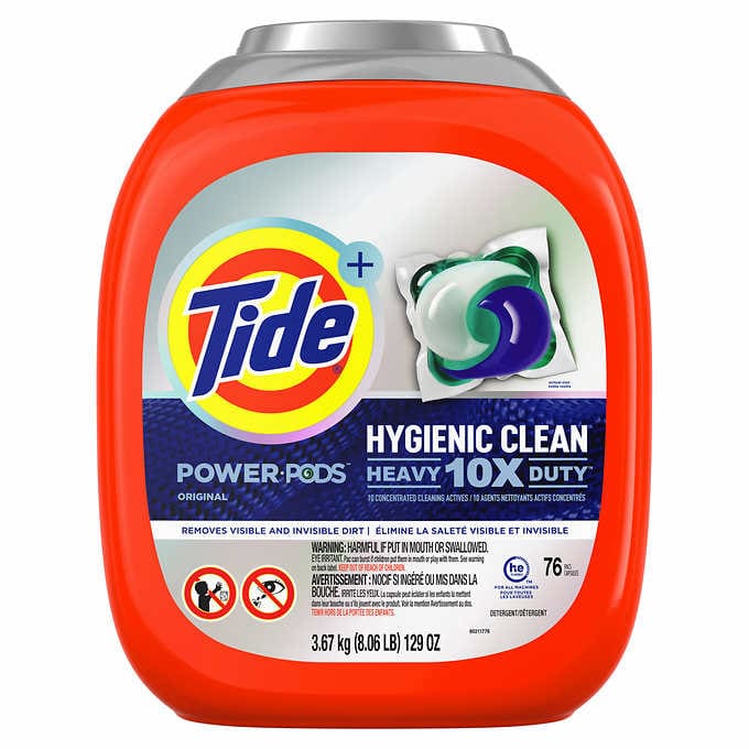 Tide Hygienic Clean Heavy 10x Duty Power PODS Laundry Detergent Pacs